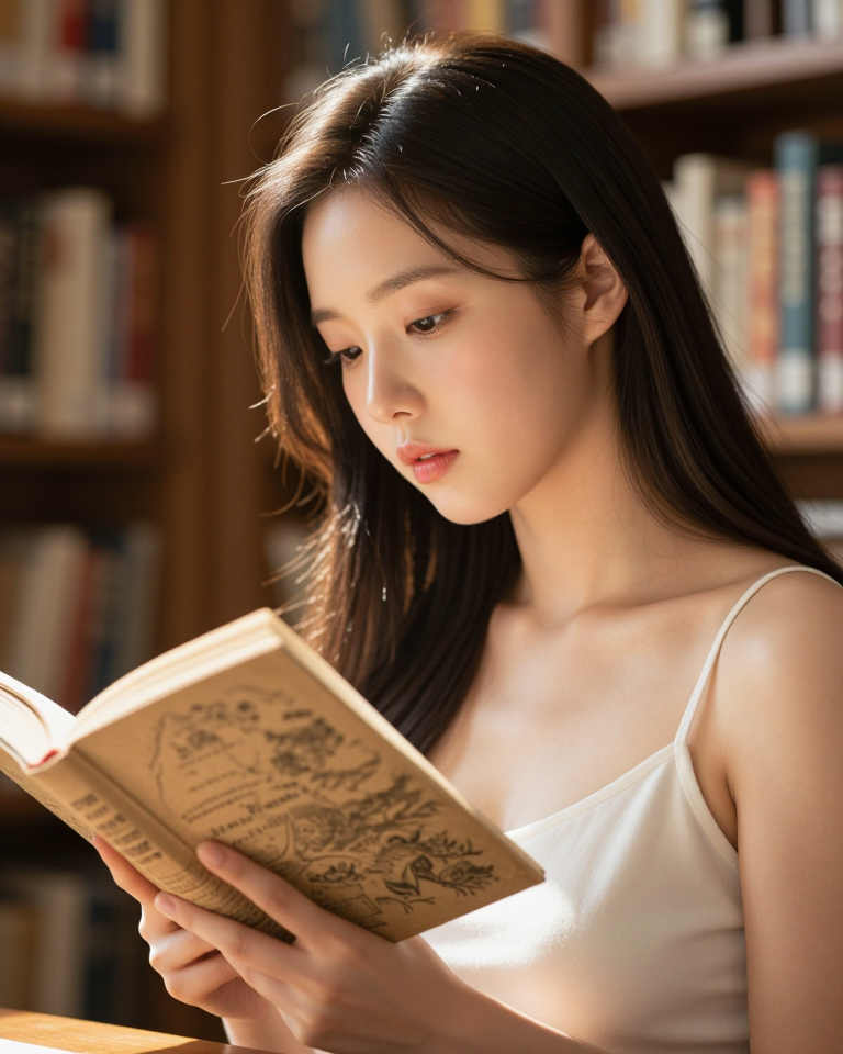 햇살 머무는 서재의 오후